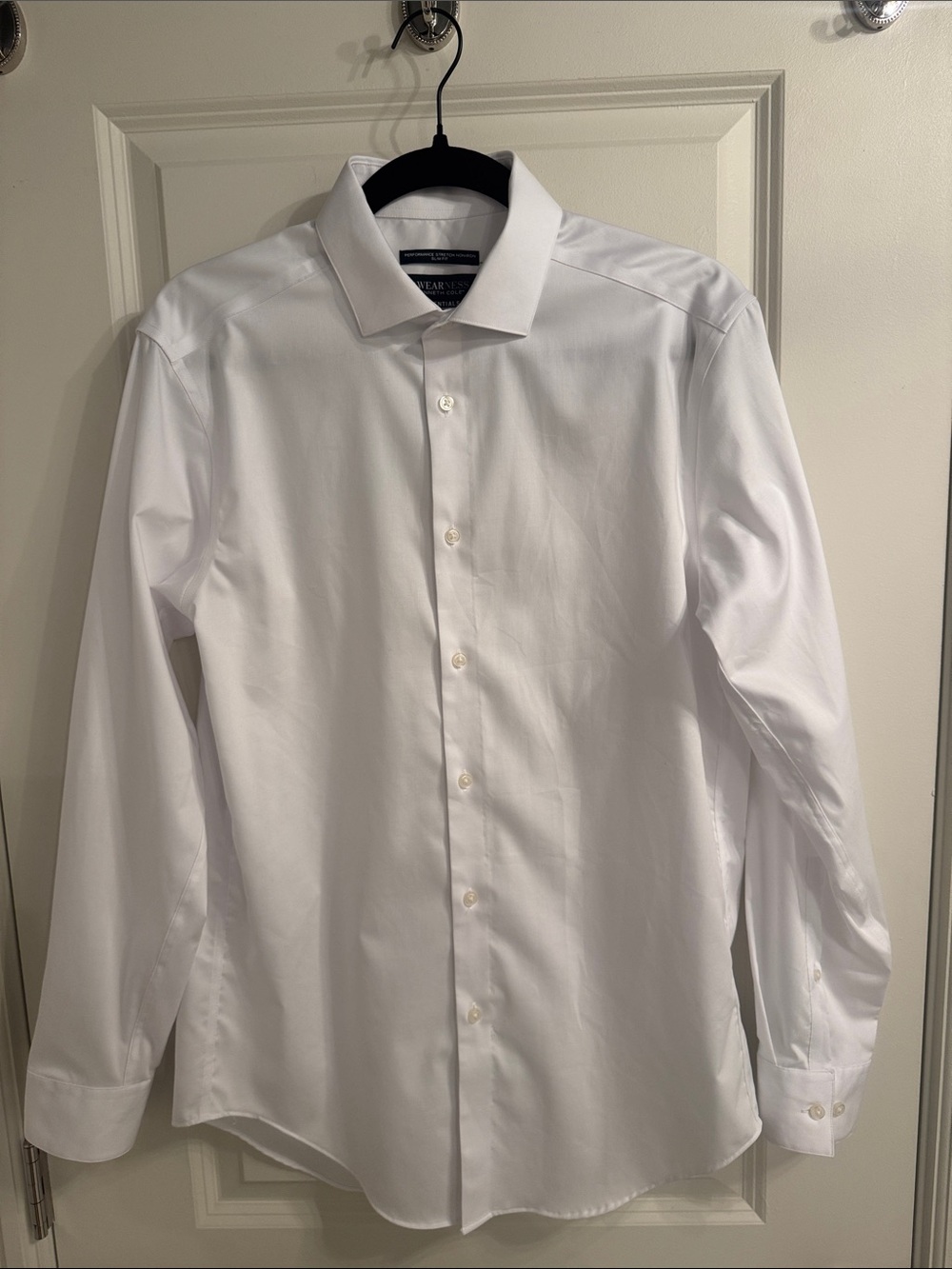 Awearness Kenneth Cole Slim Fit Solid Non-Iron Dress Shirt